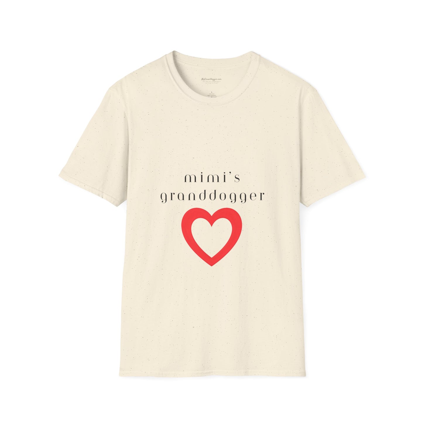 Mimi's Granddogger Unisex T-Shirt - Perfect Gift for Family, Mother's Day, Grandpawrent's Day, Birthday, Casual Wear