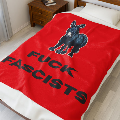Democrat Donkey Plush Blanket in Black- Customizable Gift for Woke Grandpawrents, Soft Throw for Home, Pet-Themed Decor, Perfect for Birthdays, [...]