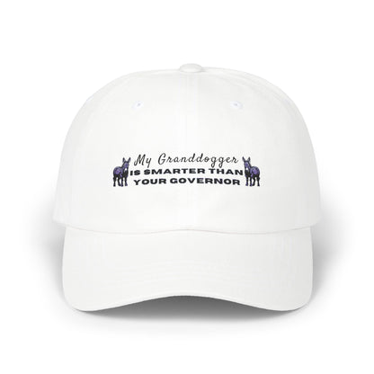 Democrat Donkey My Granddogger is Smarter Than Your Governor Cap- Light Colors | Perfect Gift for Woke Grandpawrents, Casual Outings, Everyday Wear