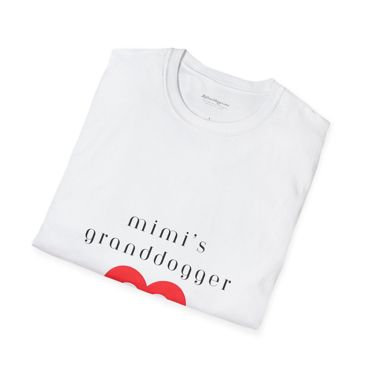 Mimi's Granddogger Unisex T-Shirt - Perfect Gift for Family, Mother's Day, Grandpawrent's Day, Birthday, Casual Wear