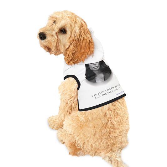 Democrat Donkey Nicole Collier Hoodie, Cozy Dog Apparel, Winter Pet Gear, Funny Pet Gift, Cute Animal Clothing