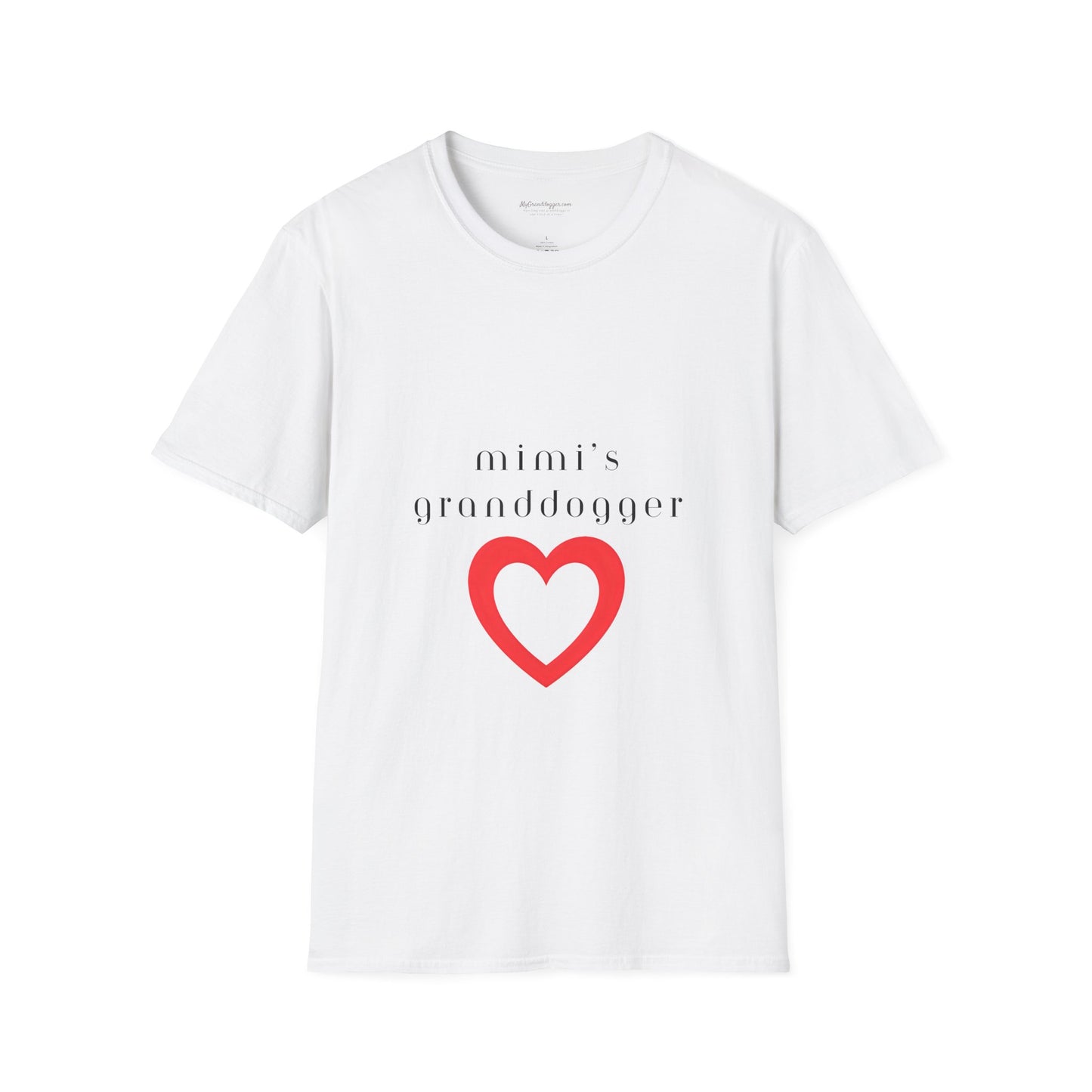 Mimi's Granddogger Unisex T-Shirt - Perfect Gift for Family, Mother's Day, Grandpawrent's Day, Birthday, Casual Wear