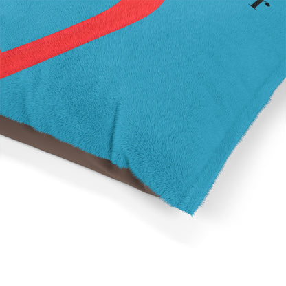 Cozy Pet Bed for Grandpuppies | PawPaw's Granddogger Custom Turquoise Dog Bed, Soft Pet Cushion, Ideal for Gifts, Home Decor, Pet Lovers