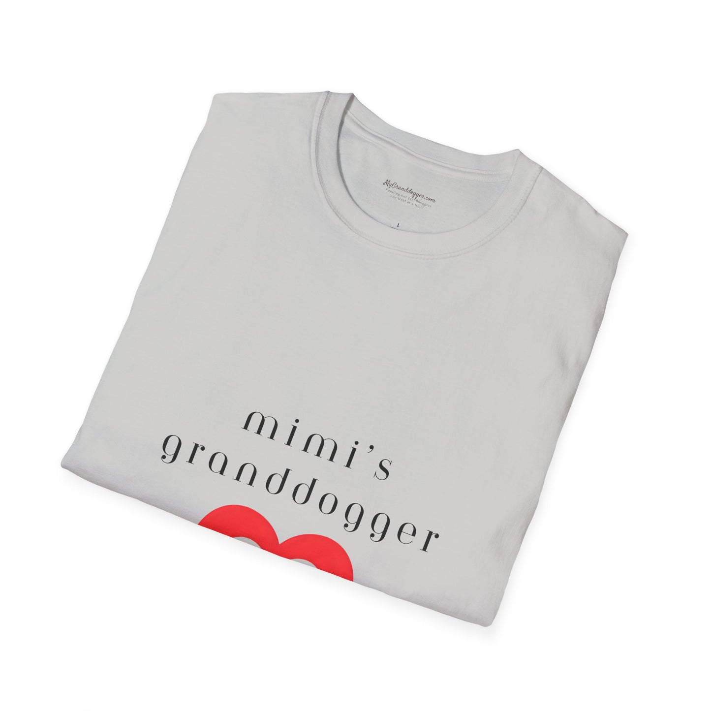 Mimi's Granddogger Unisex T-Shirt - Perfect Gift for Family, Mother's Day, Grandpawrent's Day, Birthday, Casual Wear