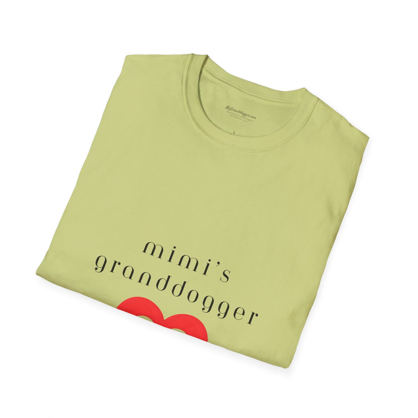Mimi's Granddogger Unisex T-Shirt - Perfect Gift for Family, Mother's Day, Grandpawrent's Day, Birthday, Casual Wear