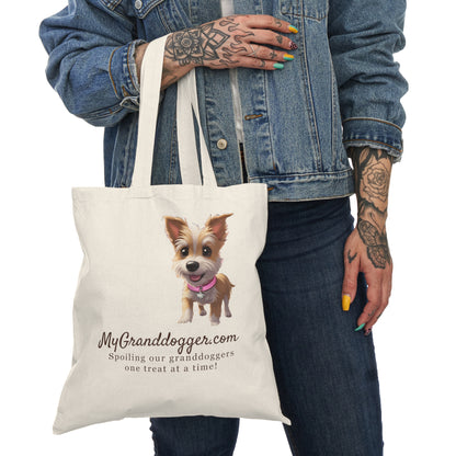 Pawpaw's Granddogger Love Tote Bag, Perfect Gift for Grandpawrents, Eco-Friendly Shopping Bag