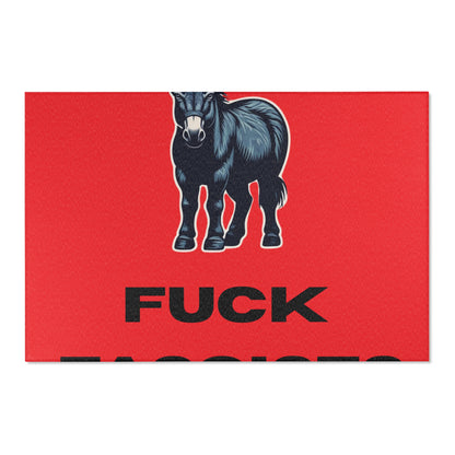 Democrat Donkey Fuck Fascists Area Rugs for Cozy Spaces, Living Room Decor, Home Accent Rugs, Stylish Floor Mats, Gifts for Housewarming