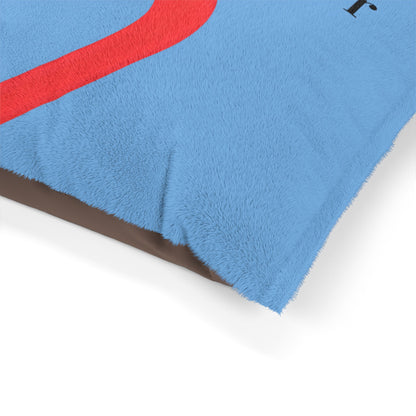 Cozy Pet Bed for Grandpuppies | PawPaw's Granddogger Custom Light Blue Dog Bed, Soft Pet Cushion, Ideal for Gifts, Home Decor, Pet Lovers