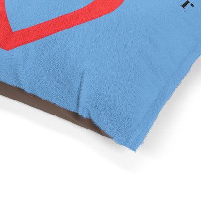 Cozy Pet Bed for Grandpuppies | PawPaw's Granddogger Custom Light Blue Dog Bed, Soft Pet Cushion, Ideal for Gifts, Home Decor, Pet Lovers