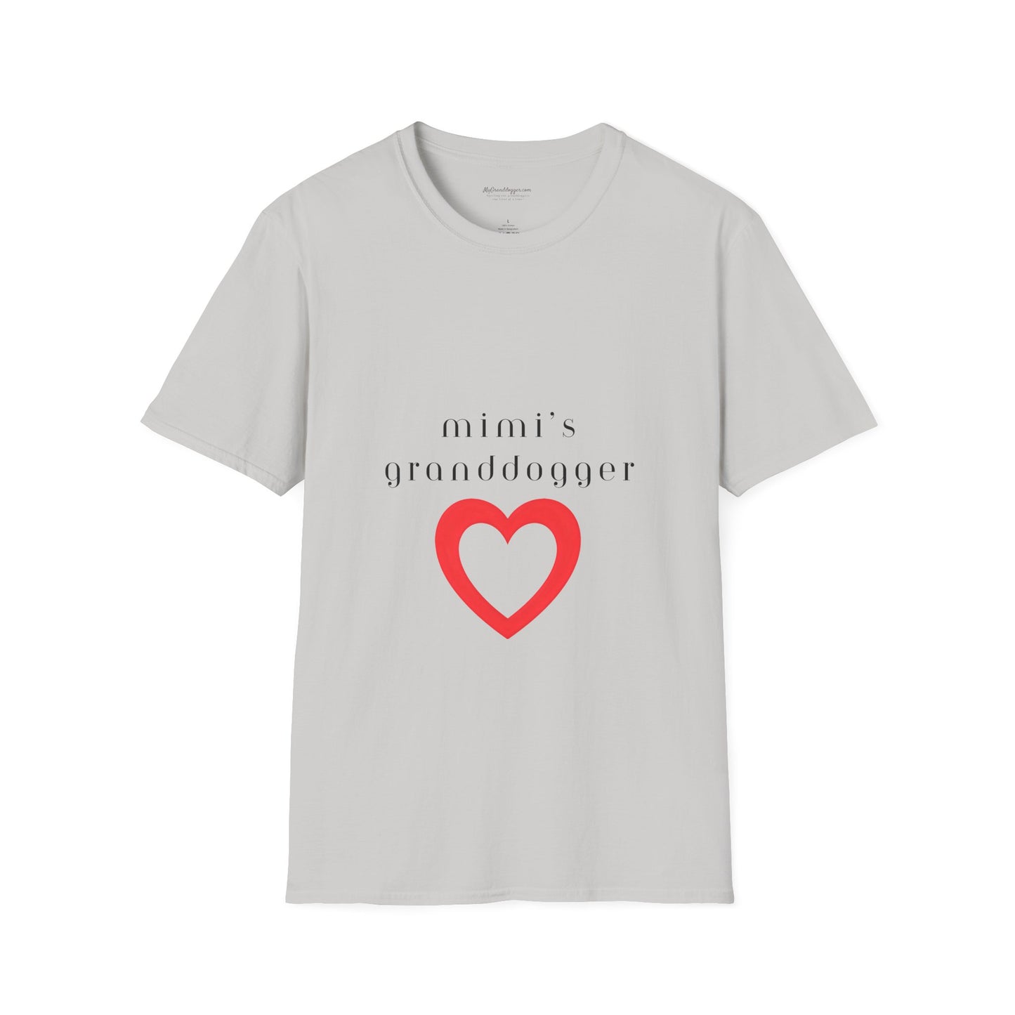 Mimi's Granddogger Unisex T-Shirt - Perfect Gift for Family, Mother's Day, Grandpawrent's Day, Birthday, Casual Wear