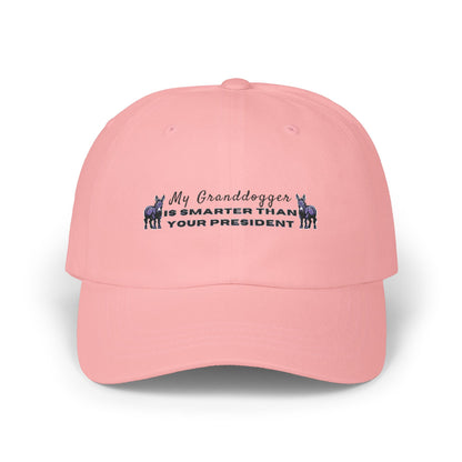 Democrat Donkey My Granddogger is Smarter Than Your President Cap- Light Colors | Perfect Gift for Woke Grandpawrents, Casual Outings, Everyday Wear