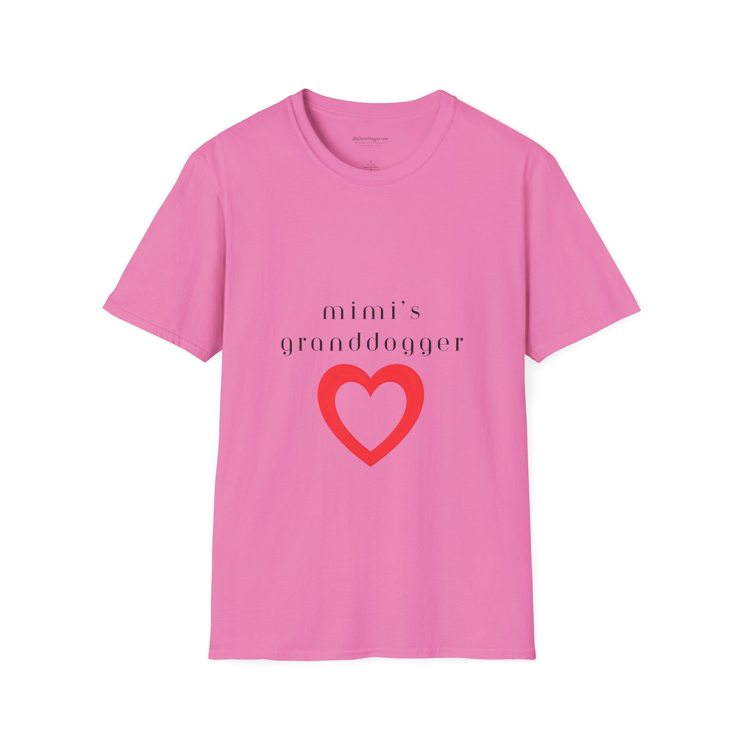 Mimi's Granddogger Unisex T-Shirt - Perfect Gift for Family, Mother's Day, Grandpawrent's Day, Birthday, Casual Wear
