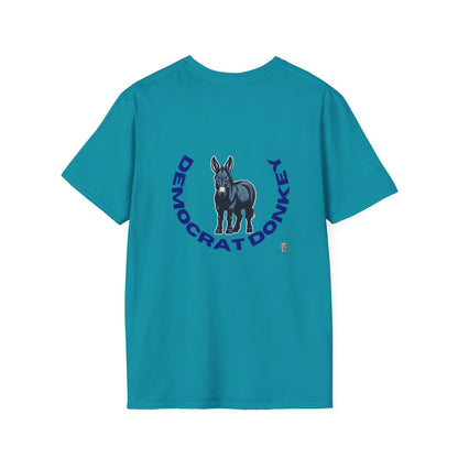 Democrat Donkey- MyGrandogger is Smarter than Your President Unisex T-Shirt - Perfect Gift for Family, Mother's Day, Grandpawrent's Day, Birthday, Casual Wear