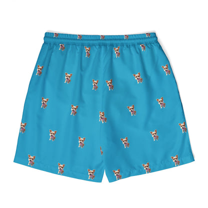 Unisex Beach Vibes Tater Tot Swim Shorts, Colorful Pool Party Shorts, Grandpawrents Swimwear, Summer Relaxation Swim Trunks, Fun Vacation Gear